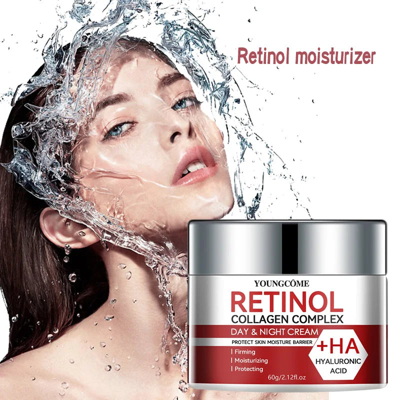 Retinol Collagen Facial Care Moisturizing Cream Deep Hydration Suitable for dry Aging Face Cream Moisturizing Skin Repair