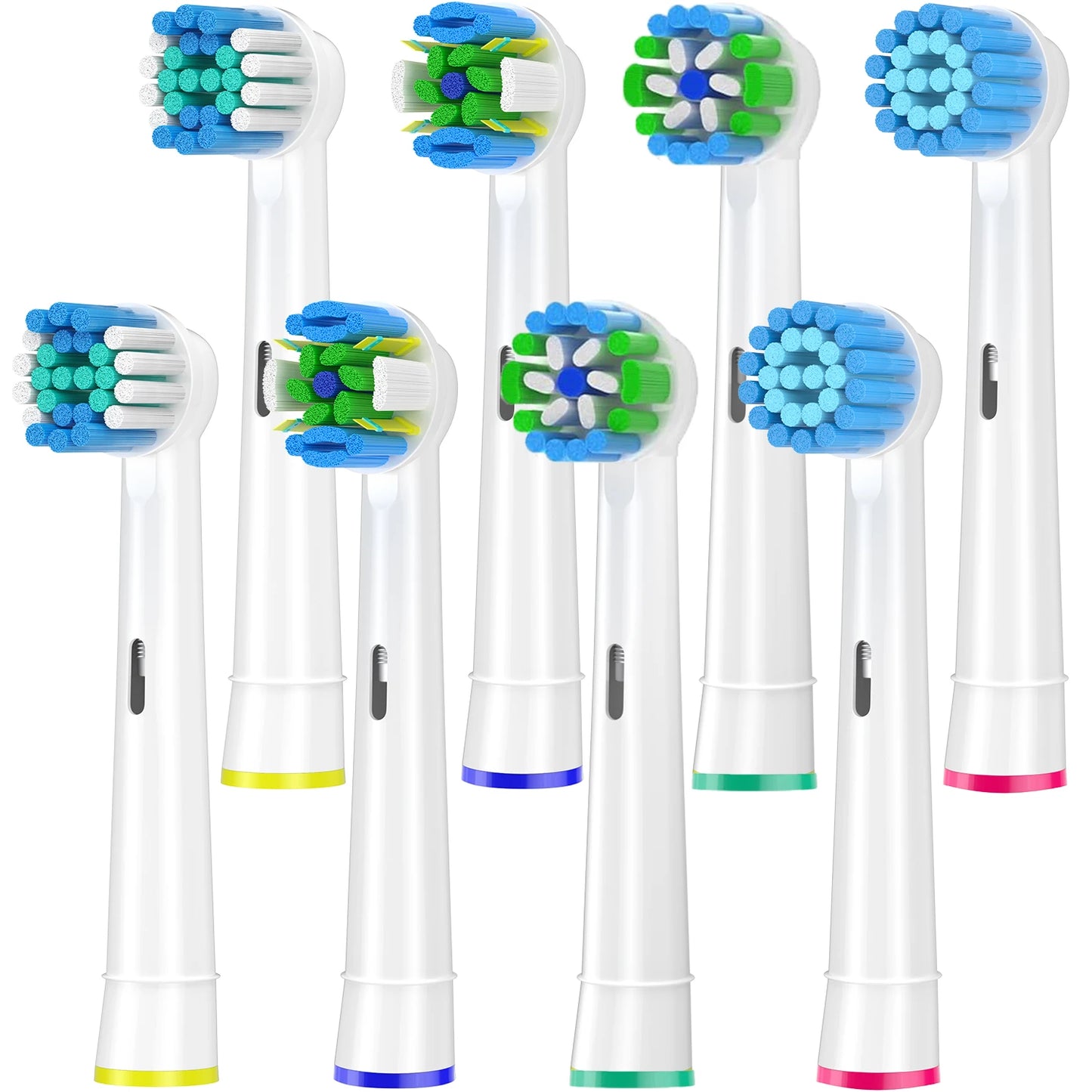 8pcs Toothbrush Head Compatible with Oral B Electric Toothbrush, Replacement Toothbrush Heads Fit for Oral b Vitality Pro