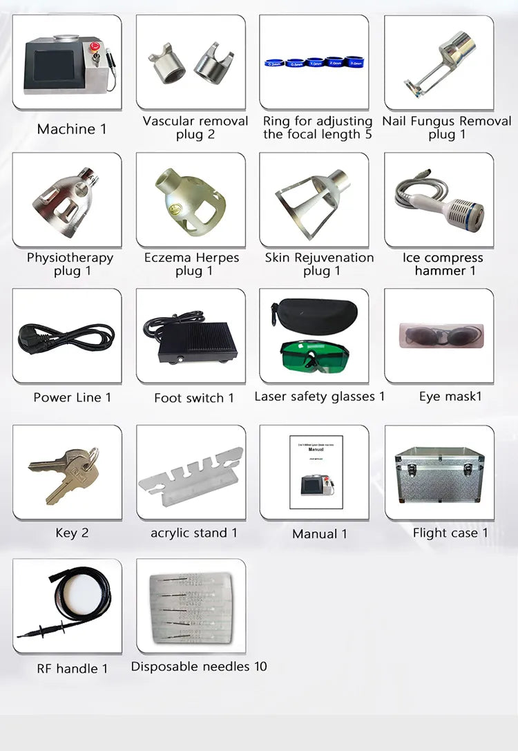 980Nm Laser Diode Vascular Spider Varicose Vein Removal Machine Treatment Fungi Physiotherapy