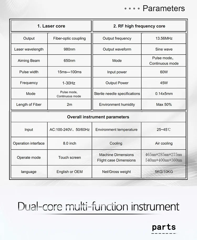 980Nm Laser Diode Vascular Spider Varicose Vein Removal Machine Treatment Fungi Physiotherapy