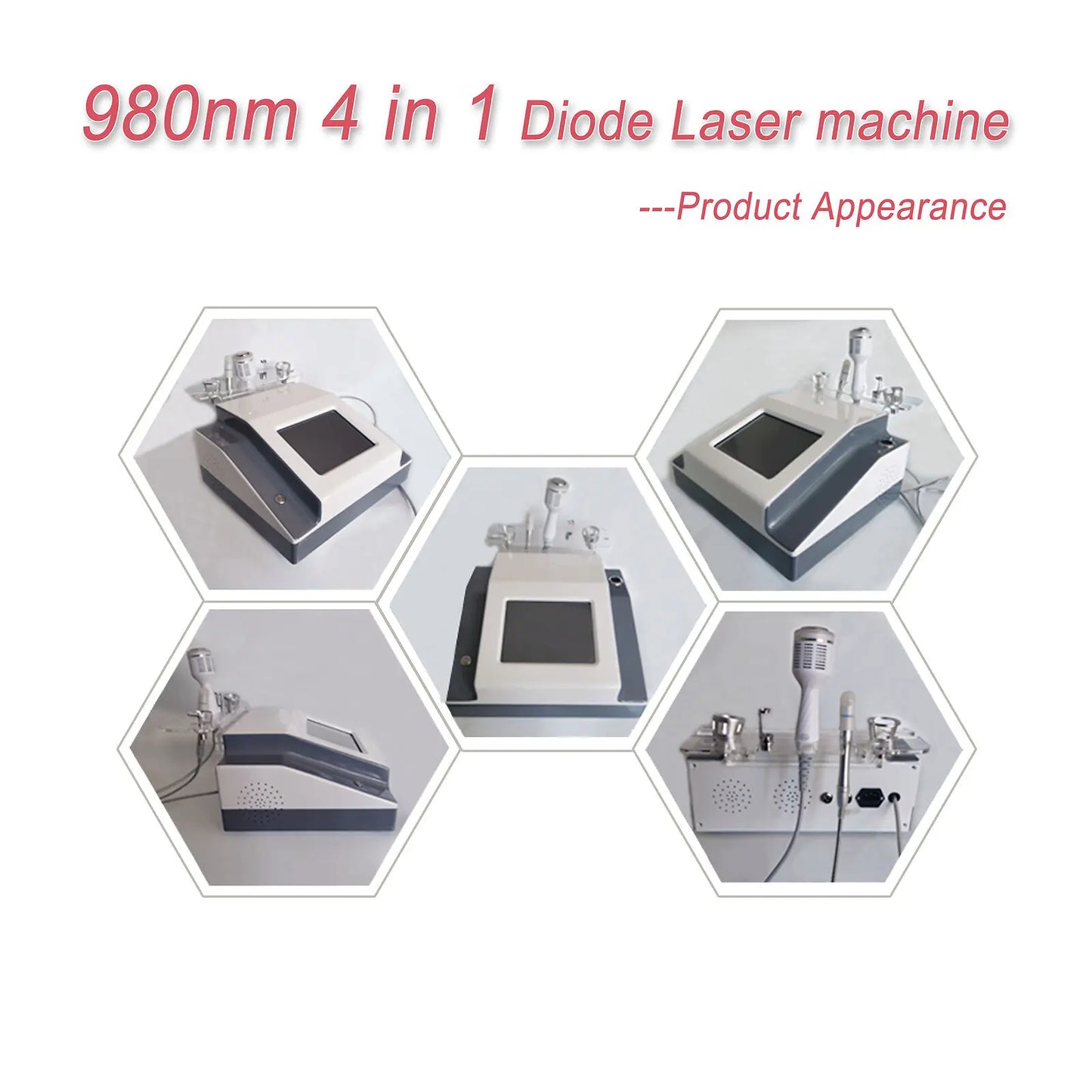 980Nm Laser Diode Vascular Spider Varicose Vein Removal Machine Treatment Fungi Physiotherapy For Nail Lipolisi Commercial Salon