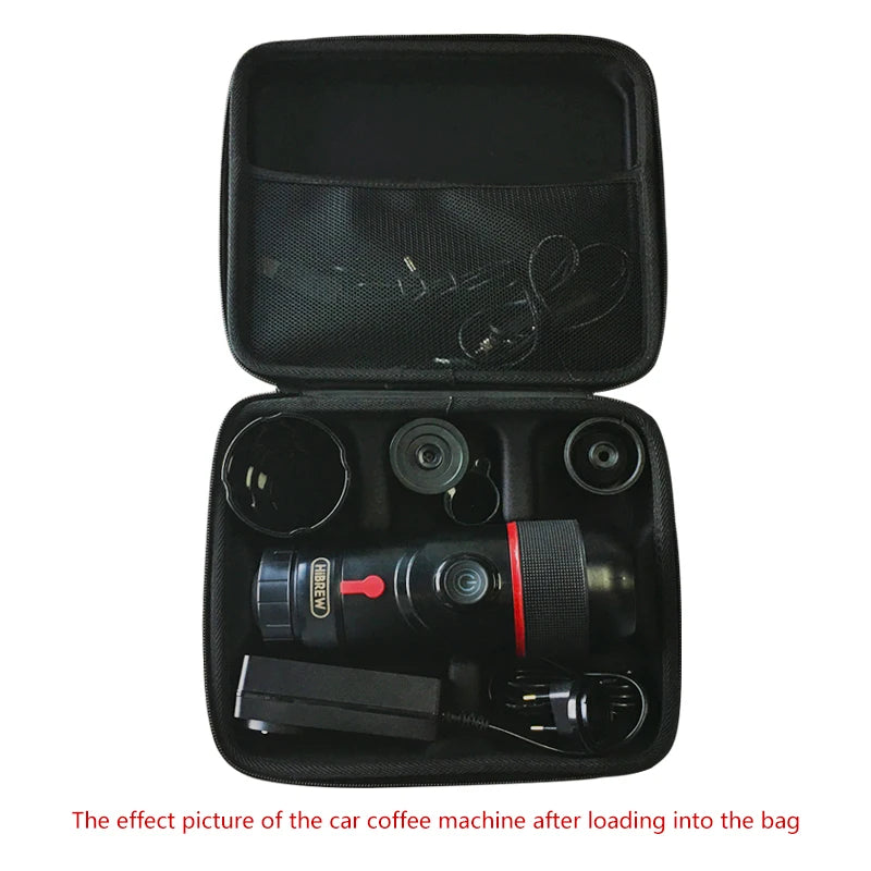 HiBREW AC/DC Adapter / Portable Travel bag / Holder For Car Coffee Maker Portable Espresso Machine