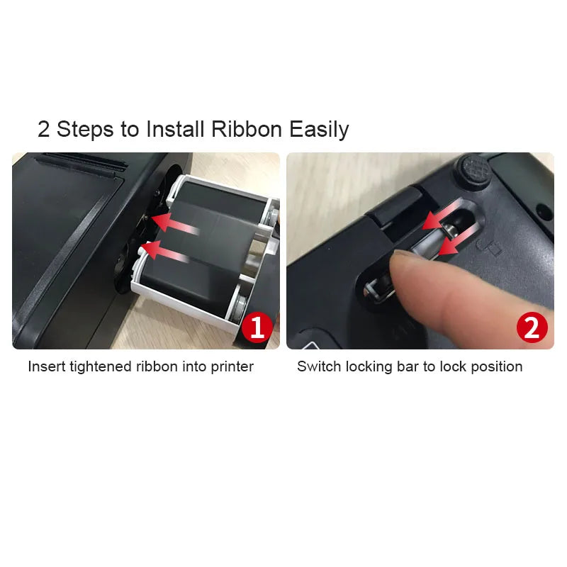 DETONGER One-piece Resin Ribbon with Anti-counterfeit Chip for Thermal Transfer Printer