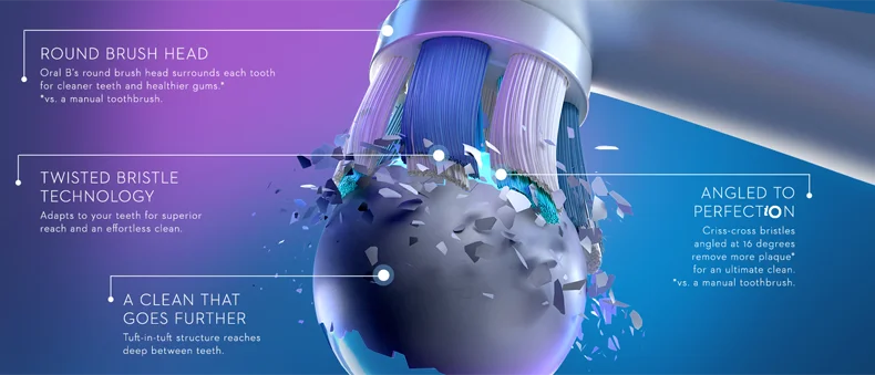 Oral B IO Series Brush Heads 1-9PCS Gentle Care Ultimate Clean Radiant White for Oral B Electric Toothbrushes IO5 IO7 IO8 IO9