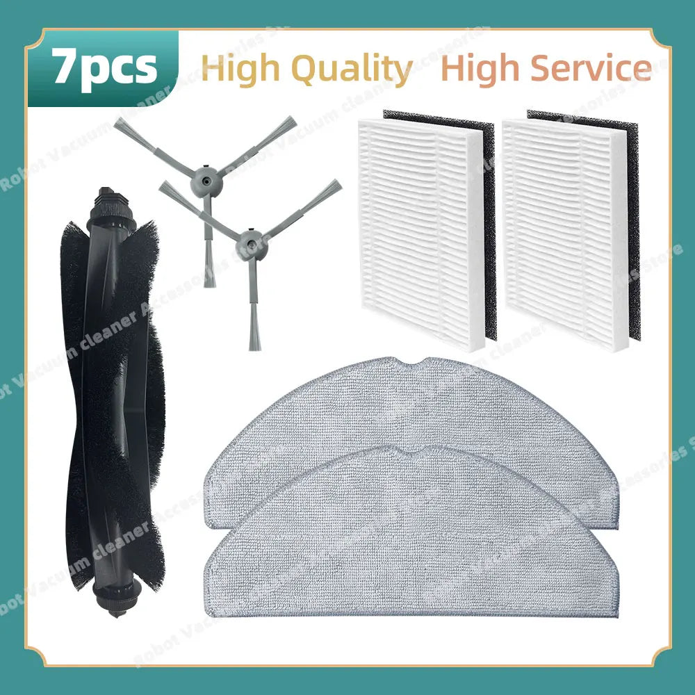 Compatible For ( Eufy G50 Hybrid, L60 Hybrid / L60 Hybrid SES ) Main Side Brush Hepa Filter Mop Cloth Dust Bag Accessories