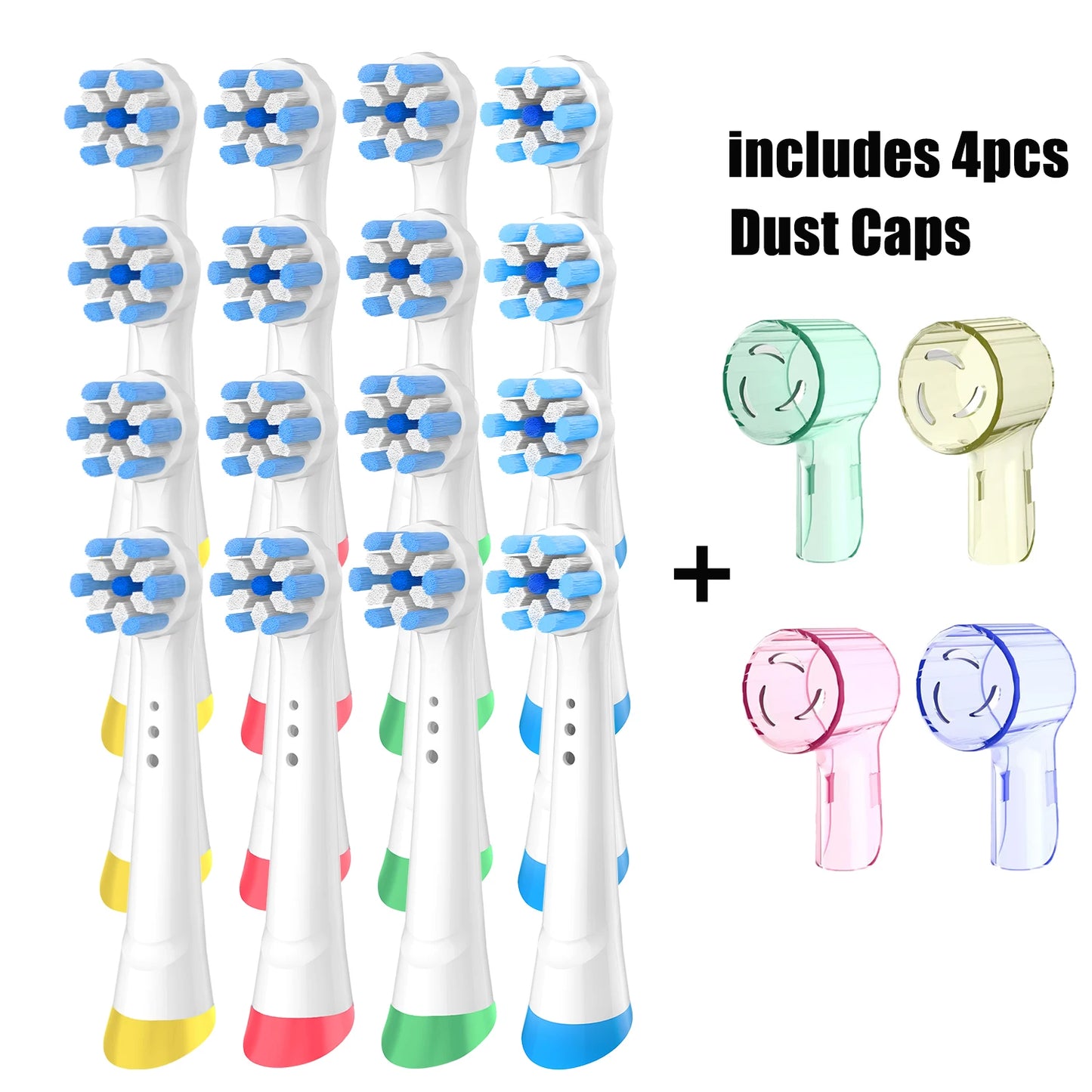 Replacement Brush Heads Compatible with Oral-B iO 3/4/5/6/7/8/9/10 Series Electric Toothbrush