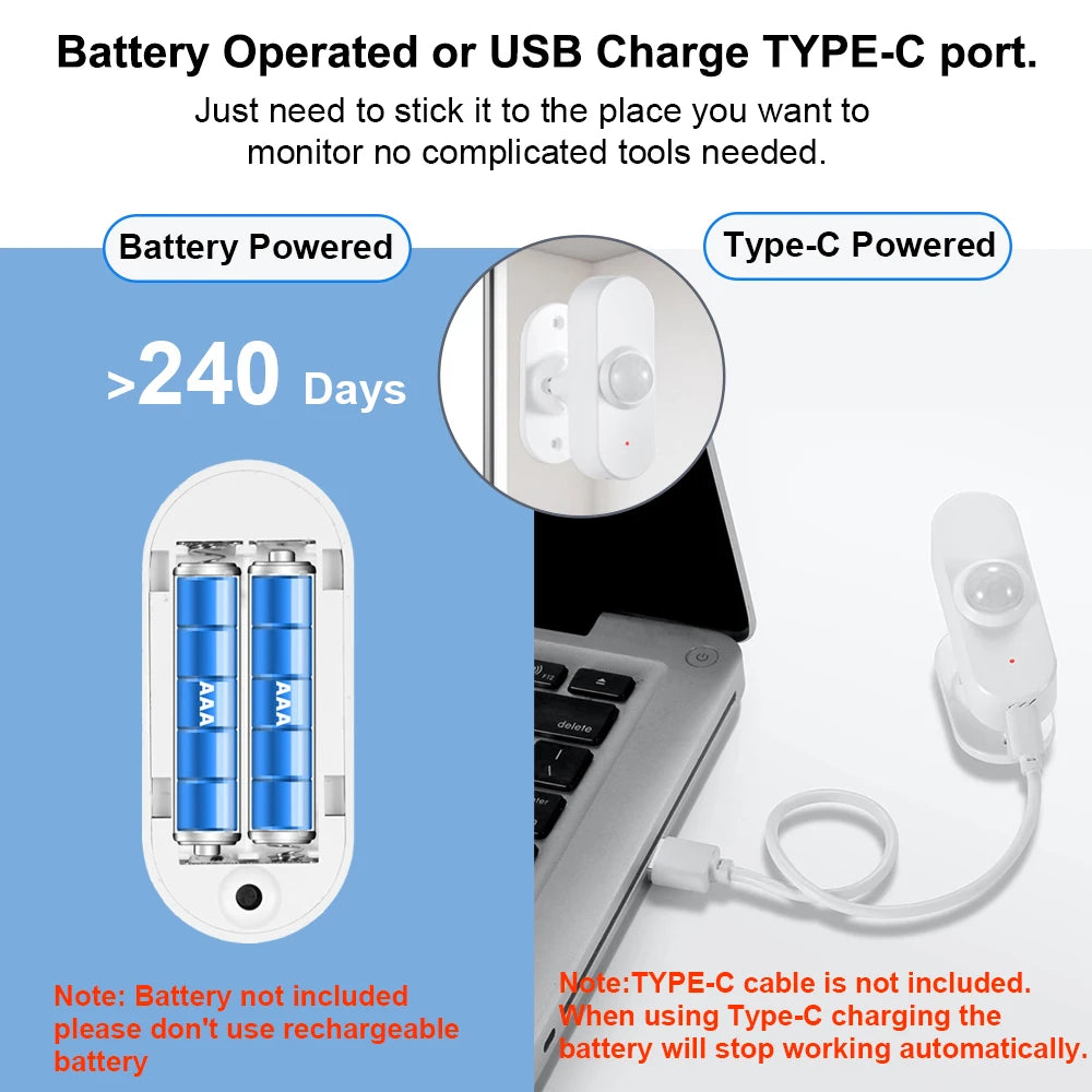 Smart Zigbee Human Presence Sensor 24G Mmwave Radar Motion Light Detector Smart Home Optional Temperature And Humidity Detection