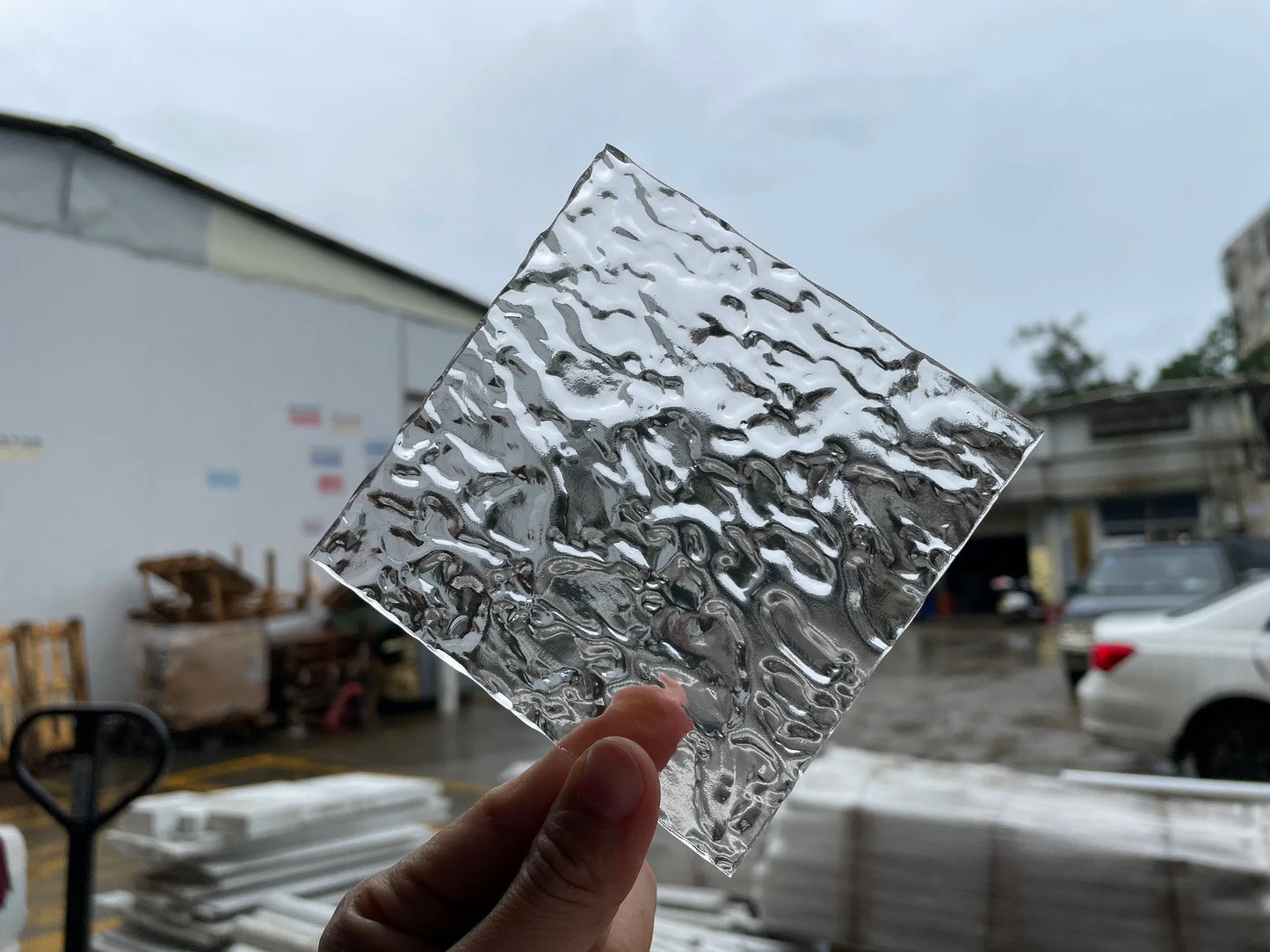 5MM PMMA Acrylic Board ClearTransparent Wave Ripple Surface Sheet Plexiglass For Painting/Jewel Display/Advertising/DIY Projects