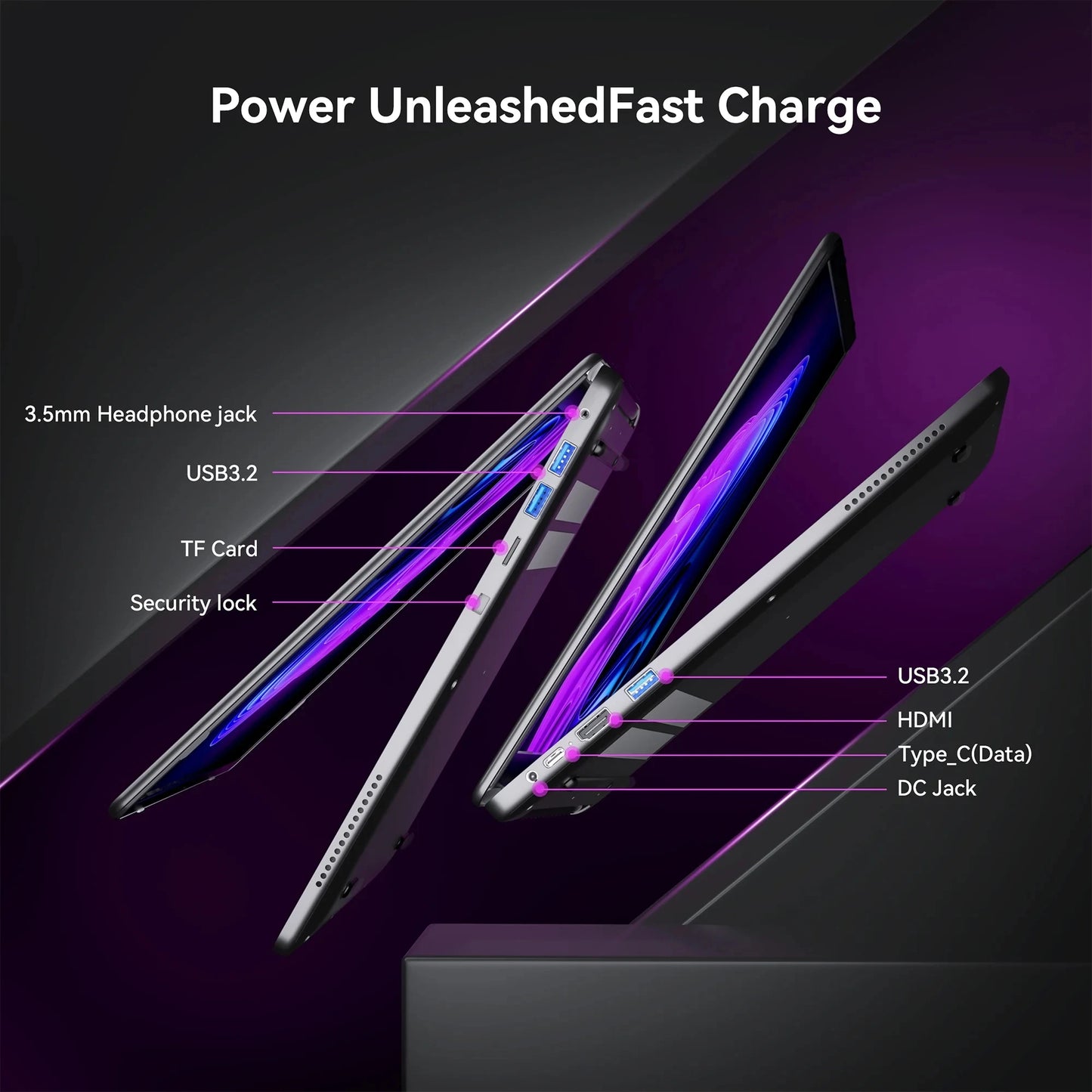 ACEMAGIC Laptop 16inch FHD Laptop Intel Alder Lake N97 16GB RAM 512GB SSD Windows 11 Pro Notebook 180° Flip Computer Wifi6 BT5.2