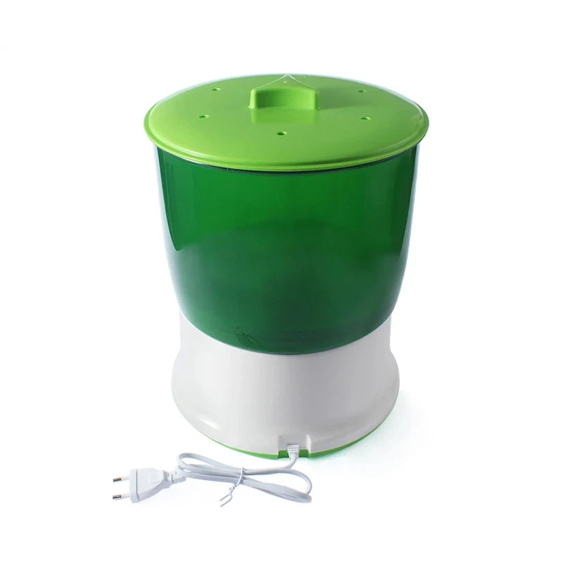 New Intelligent Bean Sprouts Maker Thermostat Green Vegetable Seeds Growth Bucket Automatic Electric Buds Germinator Machine