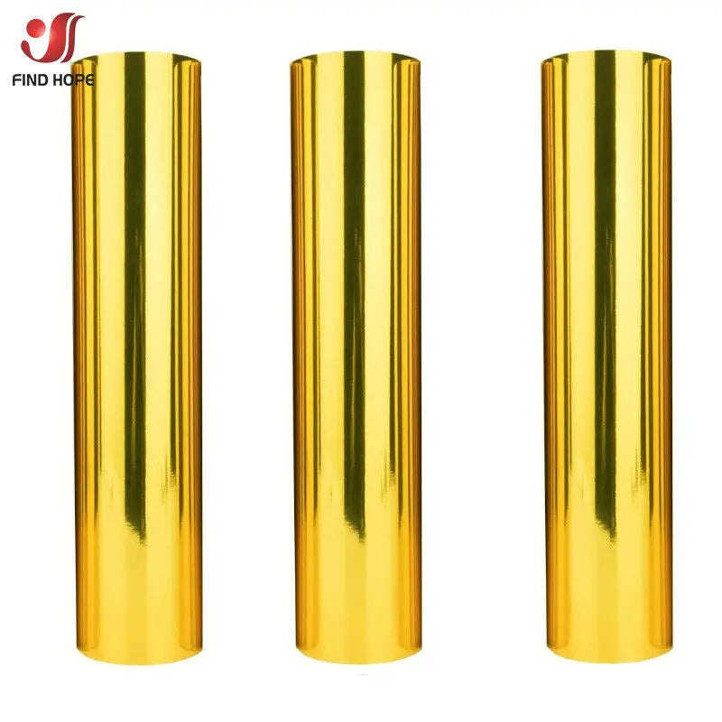 1pc 30*25cm/100cm Chrome Gold Adhesive Permanent Vinyl Decal Craft Sticker Car/Wall/Window Lettering Film Decor for cut Cemao