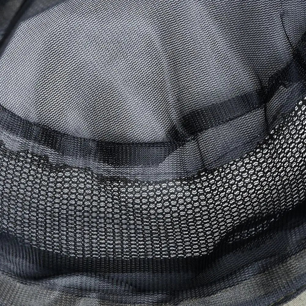 New Summer 15CM Large Brim Sun Hat Men Breathable Fishing Caps Sun UV Protection Mesh Fisherman Hat Hiking Outdoor Beach Cap