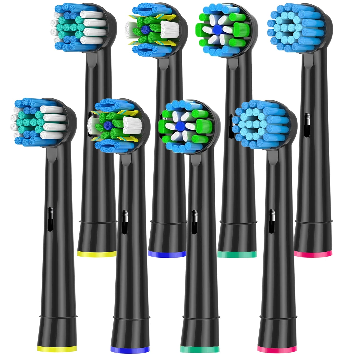 8pcs Toothbrush Head Compatible with Oral B Electric Toothbrush, Replacement Toothbrush Heads Fit for Oral b Vitality Pro
