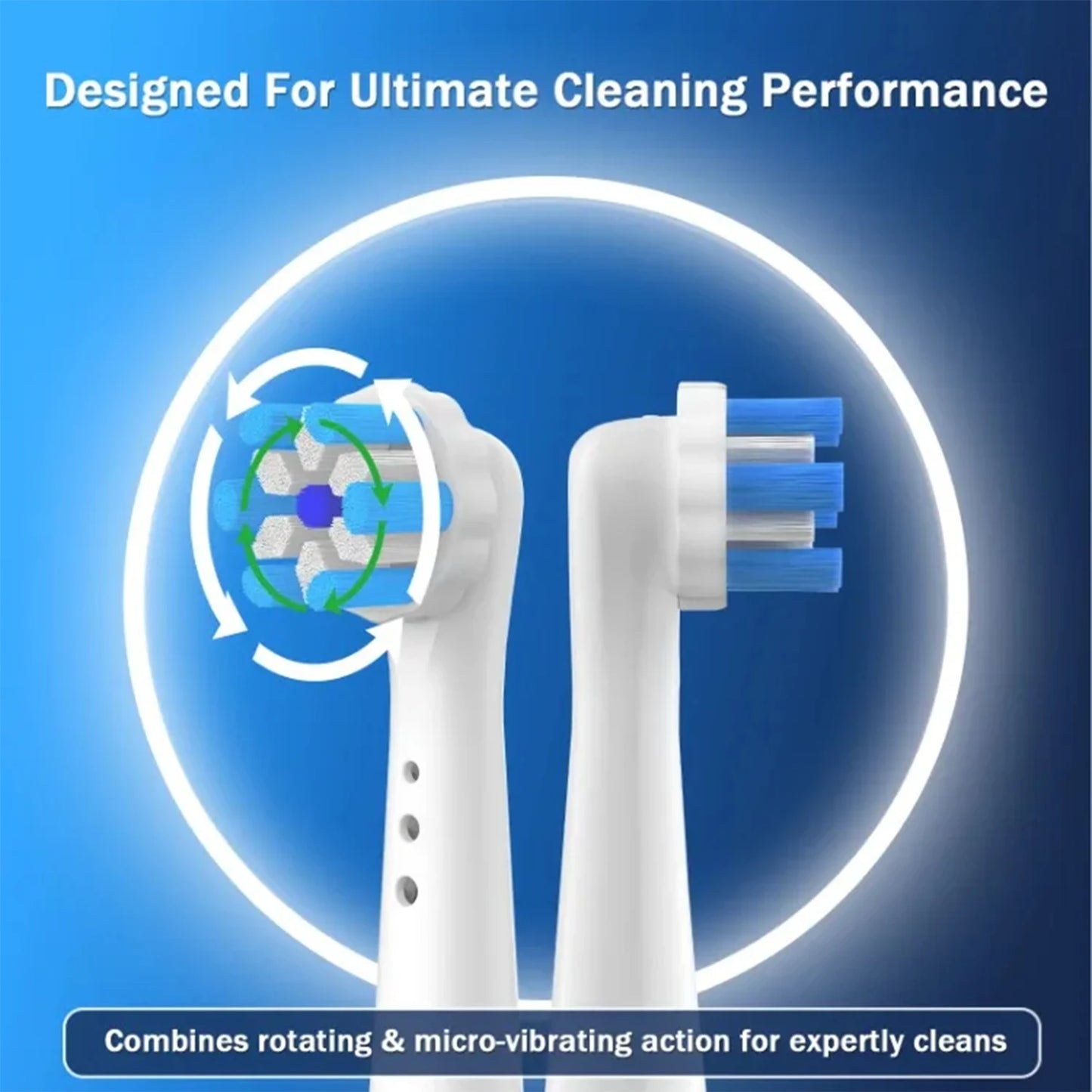 Replacement Brush Heads Compatible with Oral-B iO 3/4/5/6/7/8/9/10 Series Electric Toothbrush