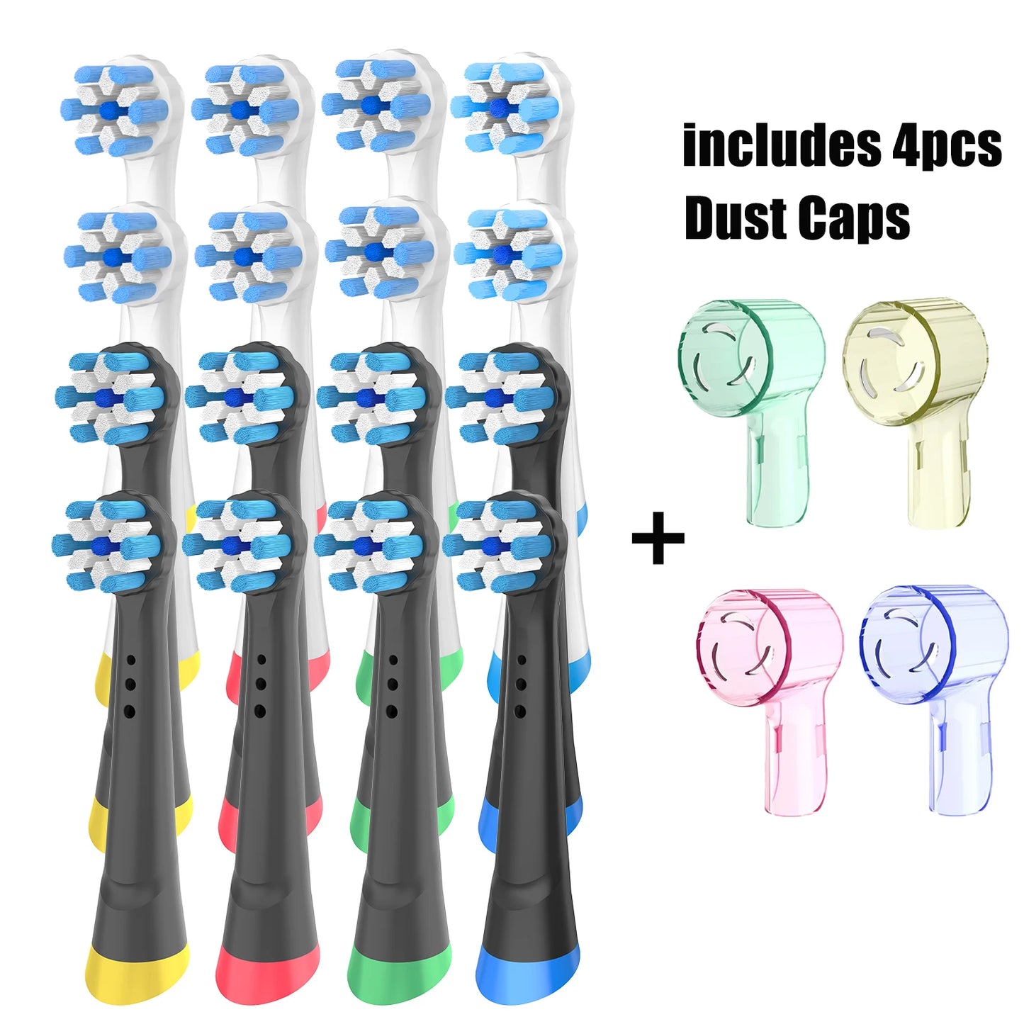 Replacement Brush Heads Compatible with Oral-B iO 3/4/5/6/7/8/9/10 Series Electric Toothbrush