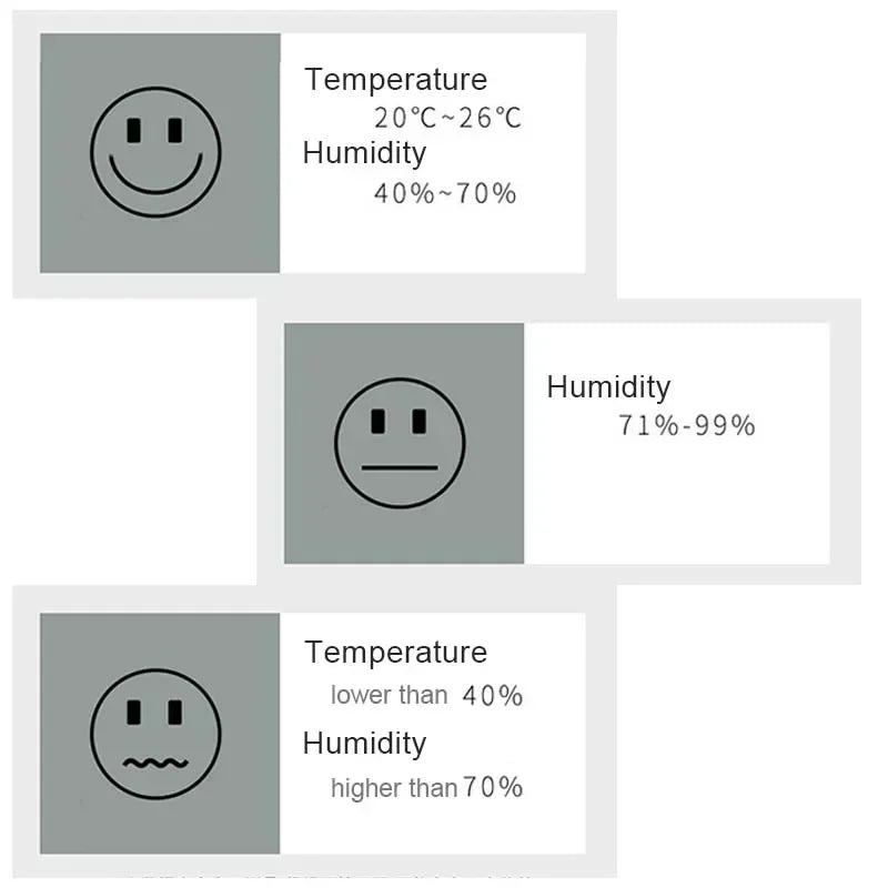 Digital thermometer Indoor Mini Temperature and Humidity Meter Bedroom Meter Portable Electronic Display Humidity and Tempera