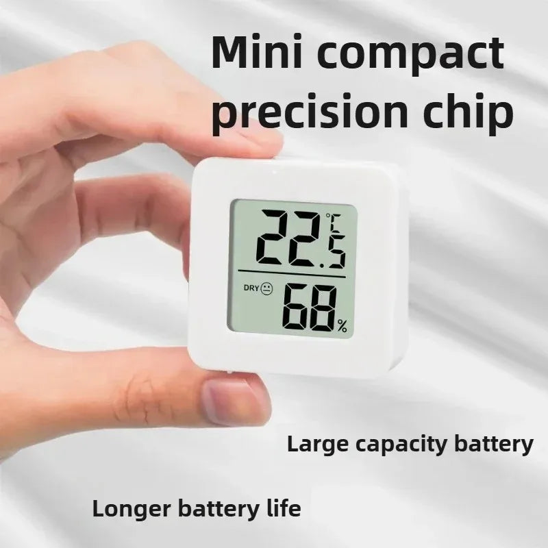 Digital thermometer Indoor Mini Temperature and Humidity Meter Bedroom Meter Portable Electronic Display Humidity and Tempera
