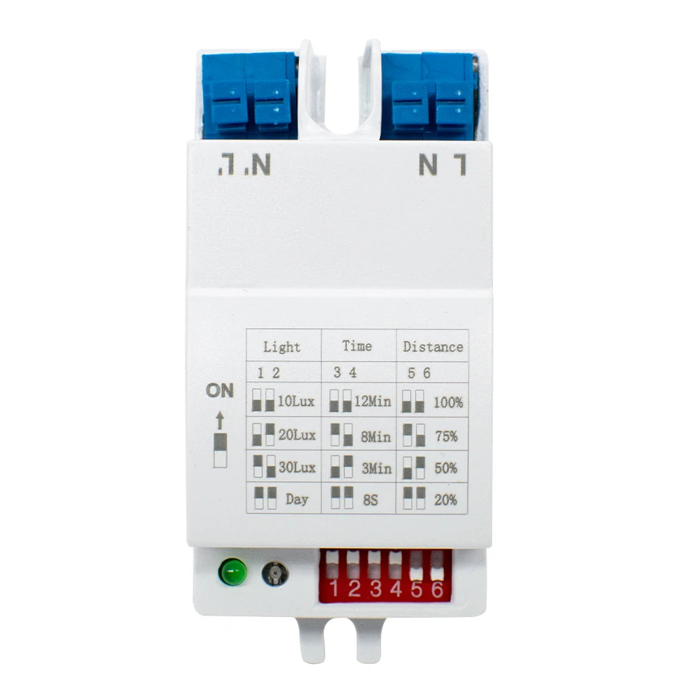 5.8GHz Microwave Doppler Radar Sensor Switch AC 220V-240V Motion Sensor Module High Sensitivity Body Induction Detector Sensor