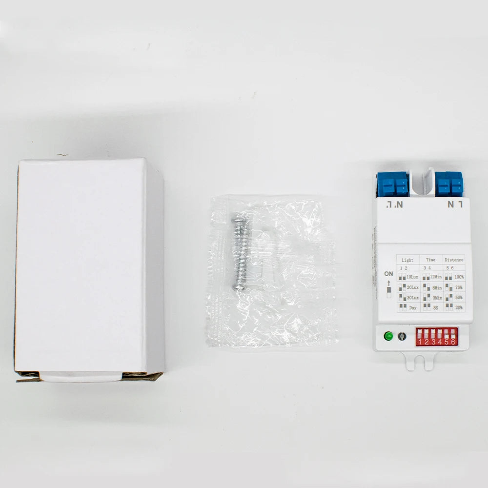 5.8GHz Microwave Doppler Radar Sensor Switch AC 220V-240V Motion Sensor Module High Sensitivity Body Induction Detector Sensor