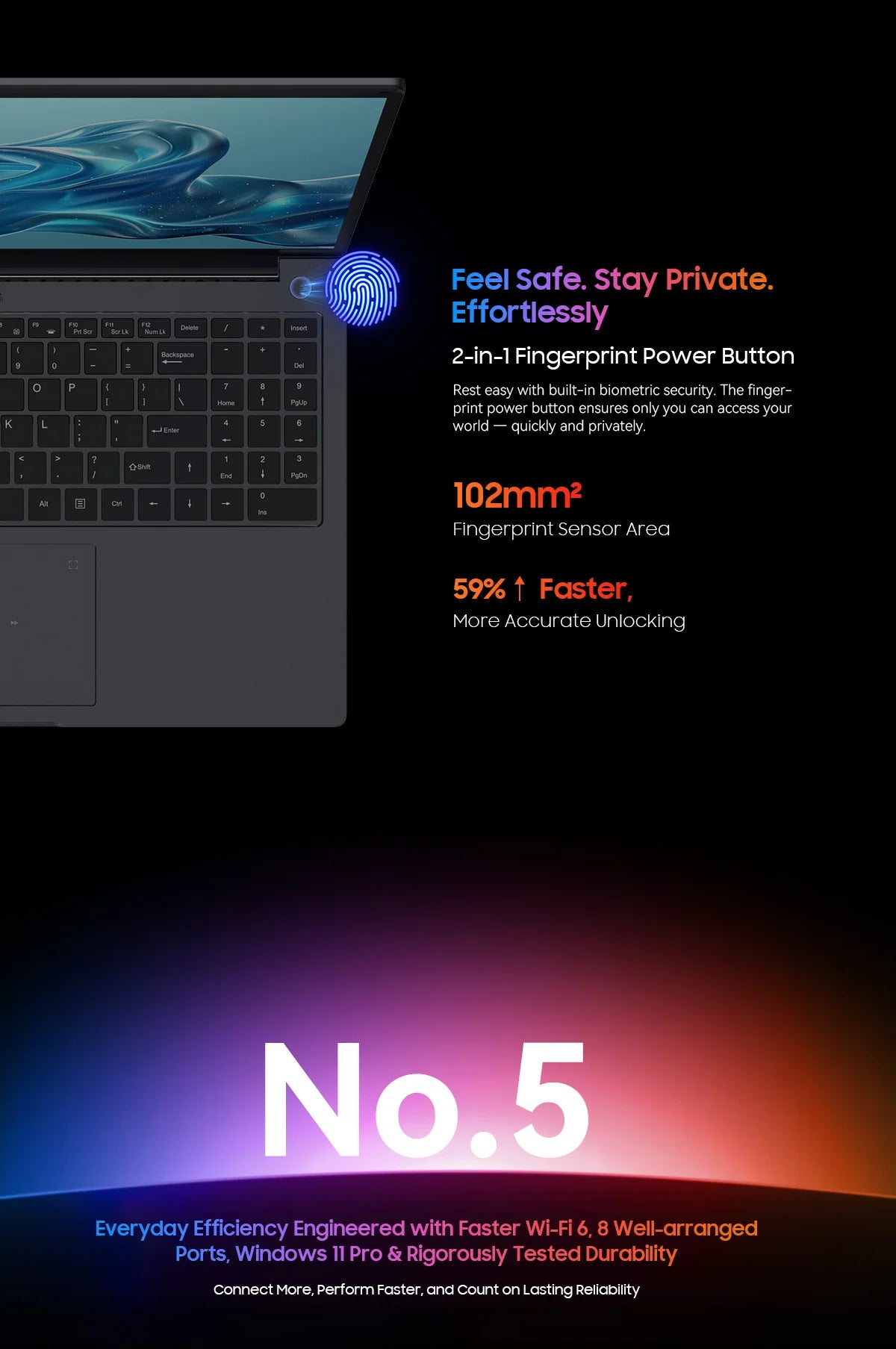 BLACKVIEW ‎GamiBook 8 AMD R7 7735HS 16" 16GB DDR5 512GB SSD 5000MAH Laptop  Windows 11 Pro 1920*1200  Backlit Keyboard 120Hz