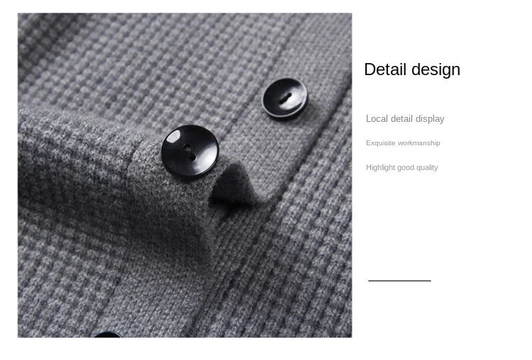 Cardigan Male Sweater Man Clothes Modern Slim Fit Lightweight Fabric Versatile Daily Wear Office Home Streetwear Chic Look New