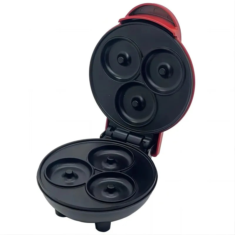 Home Sweet Donut Machine Breakfast Machine Internet Celebrity 3-Hole Cake Pancake Machine Light Food Machine Baking