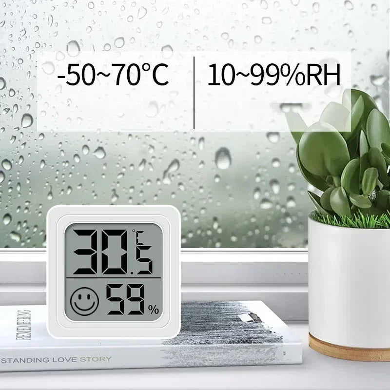 Digital thermometer Indoor Mini Temperature and Humidity Meter Bedroom Meter Portable Electronic Display Humidity and Tempera