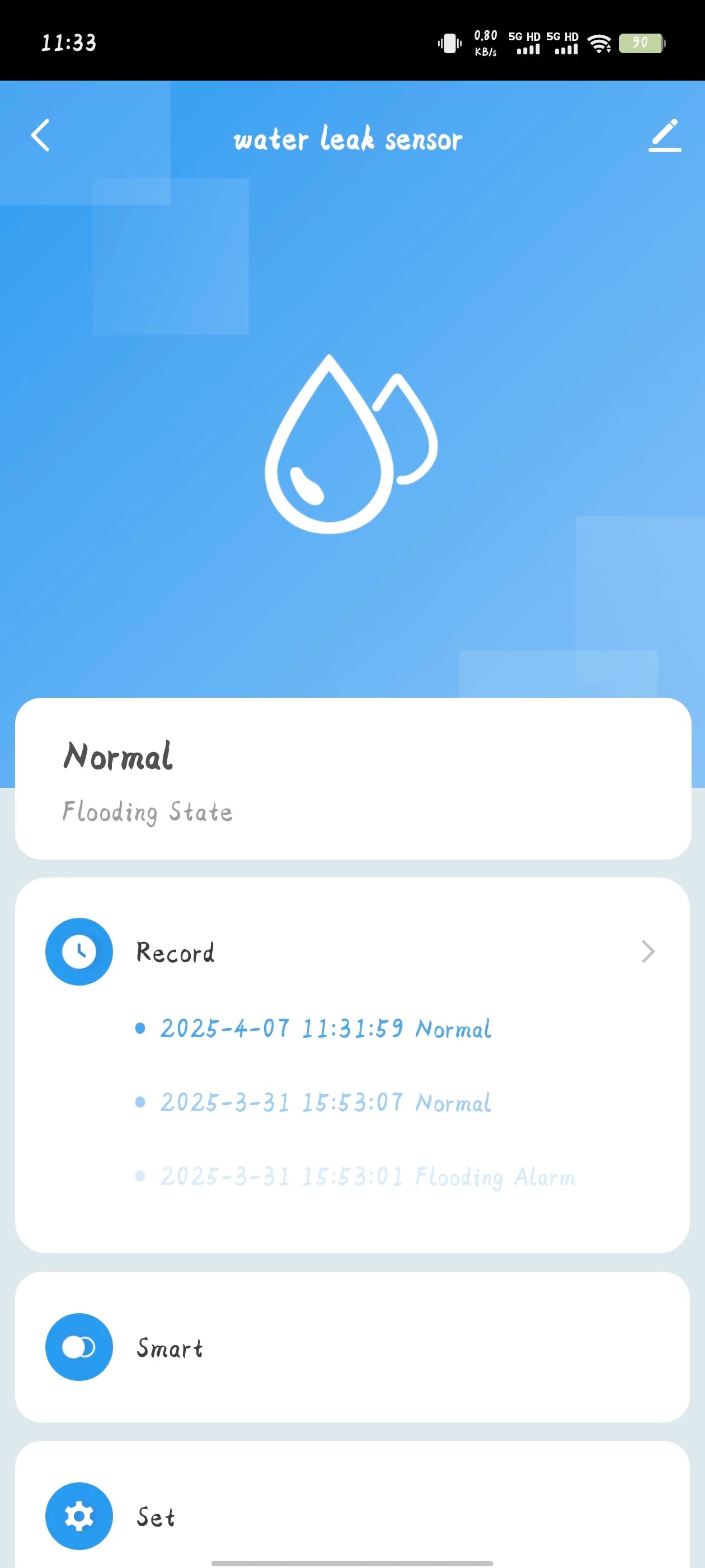 WiFi Tuya Smart Water Leakage Detector Sensor APP Remote Monitor 80dB Sound Alarm System Flood Home Security Safety Smartlife