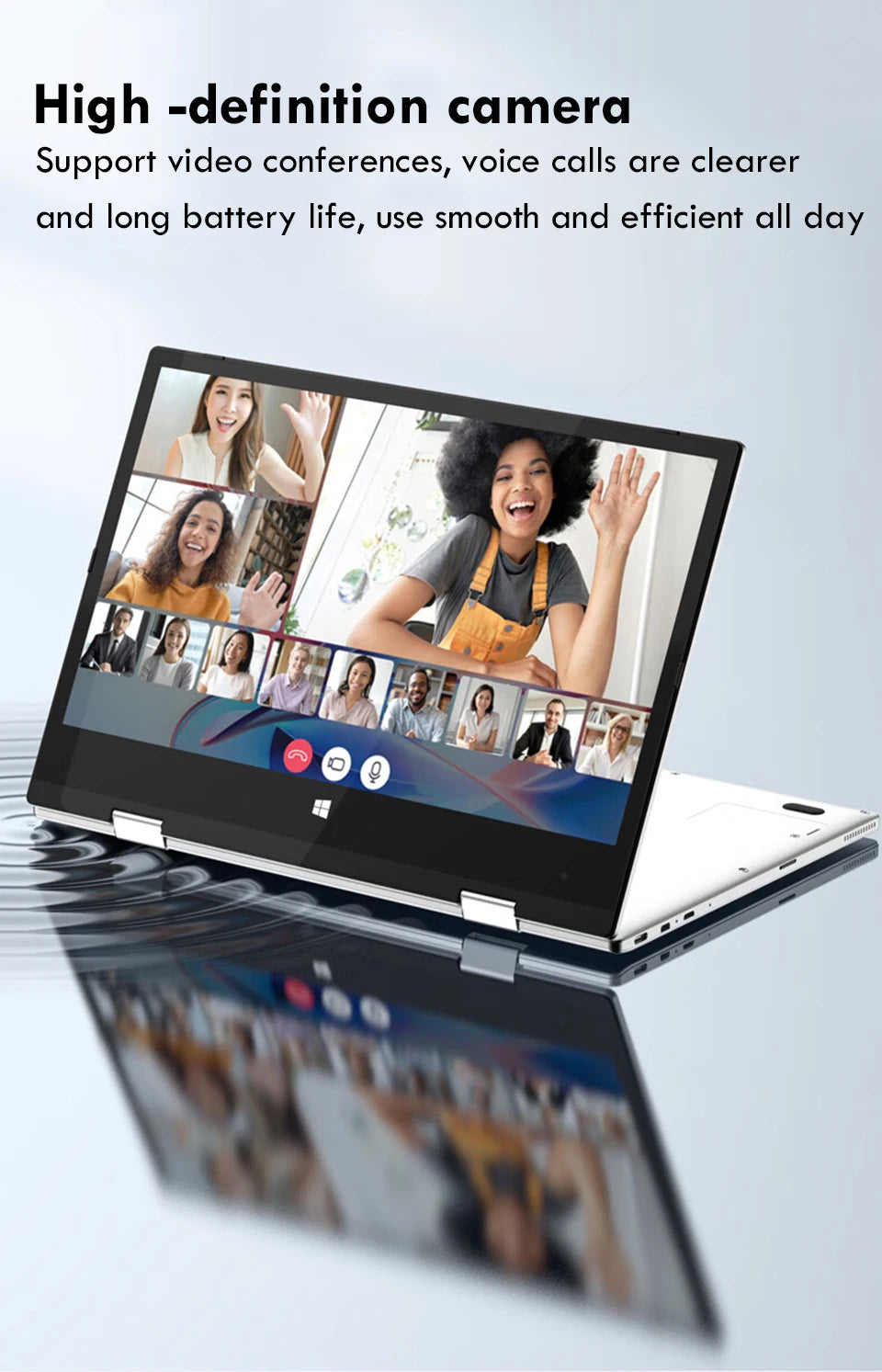 2 in 1 mini Laptop Computer Portable Touch Screen 11.6 Intel N4020 8GB 512GB Windows 11 Pro Office Learning Tablet PC Notebook