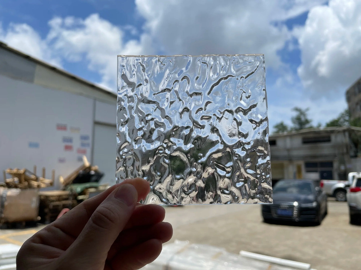 5MM PMMA Acrylic Board ClearTransparent Wave Ripple Surface Sheet Plexiglass For Painting/Jewel Display/Advertising/DIY Projects