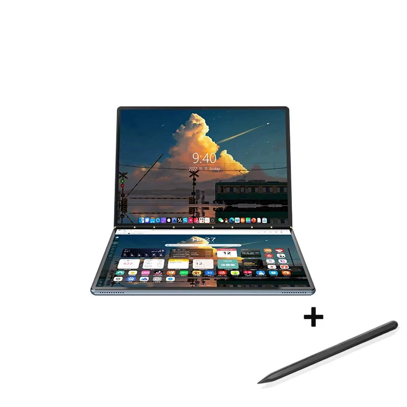 GLF-S2 Dual Screen Laptop 10.9+10.95 Inch Windows 11 Touchscreen Notebook Intel i3 1215U N100 WIFI 6 Laptop Tablet Computer