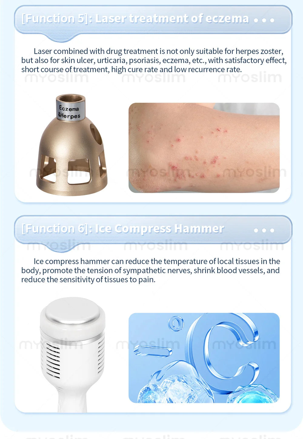 5-in-1 980nm Diode Laser To Remove Blood Vessels Nail Fungi To Remove Skin Eczema Restore Physical Body Therapy Beauty Functions