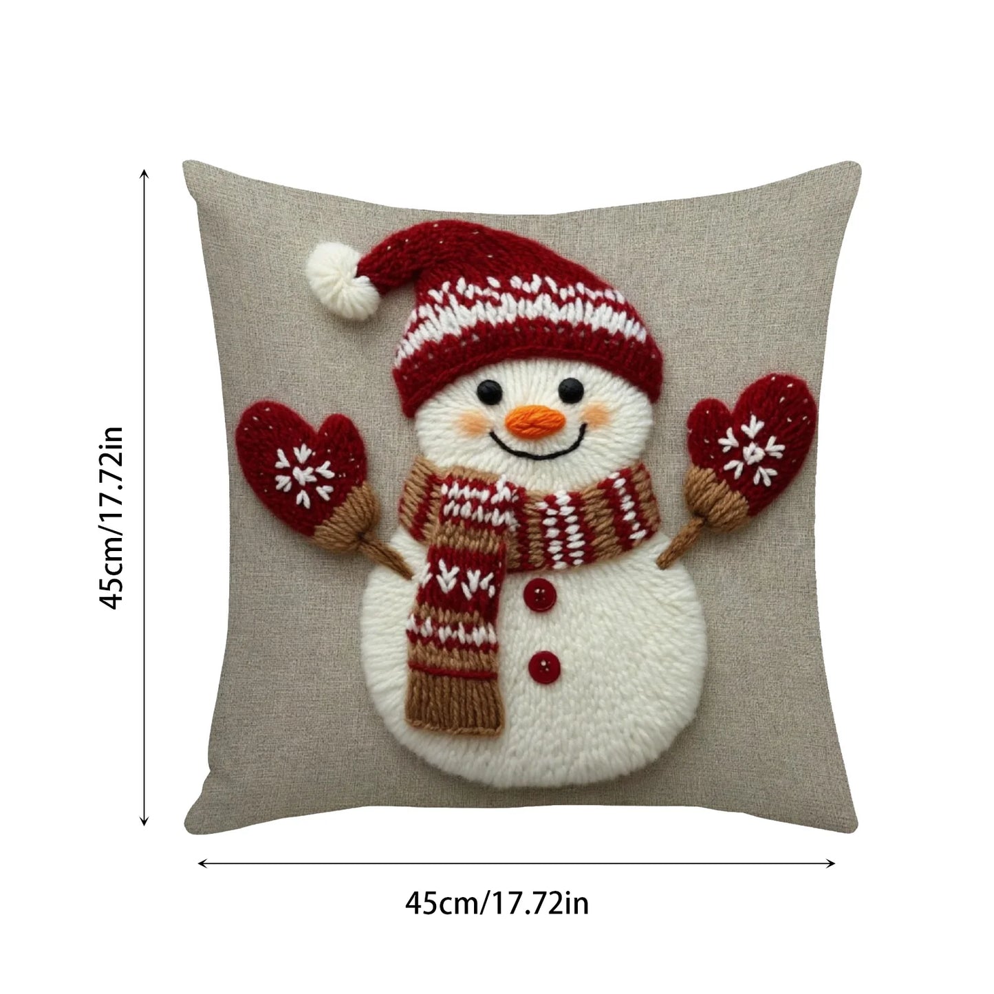 Christmas Themed Series Pillowcase Family Festival Living Room Ambiance Decoration Festival Merry Christmas Party Supplies