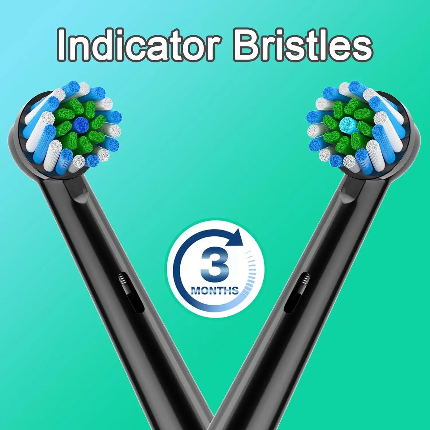 8pcs Toothbrush Head Compatible with Oral B Electric Toothbrush, Replacement Toothbrush Heads Fit for Oral b Vitality Pro