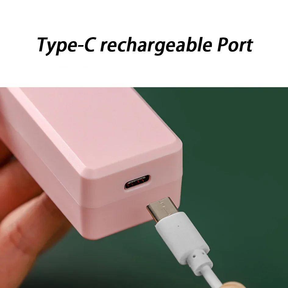 Home Use Rechargeable 2 in1 Bag Sealer Cutter with Magnetic Electric Food Cut and Seal Tool Machine for Tea Chip Bag Heat Reseal