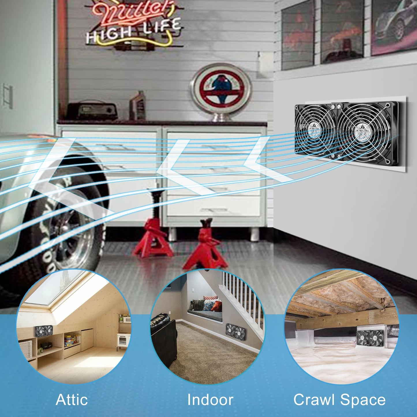 GDSTIME 80mm Server Fan DC 12V 220V Btc Mining Machine Chassis Workstation Cabinet Radiator 8025 Dual Ball PC Computer Case Fan