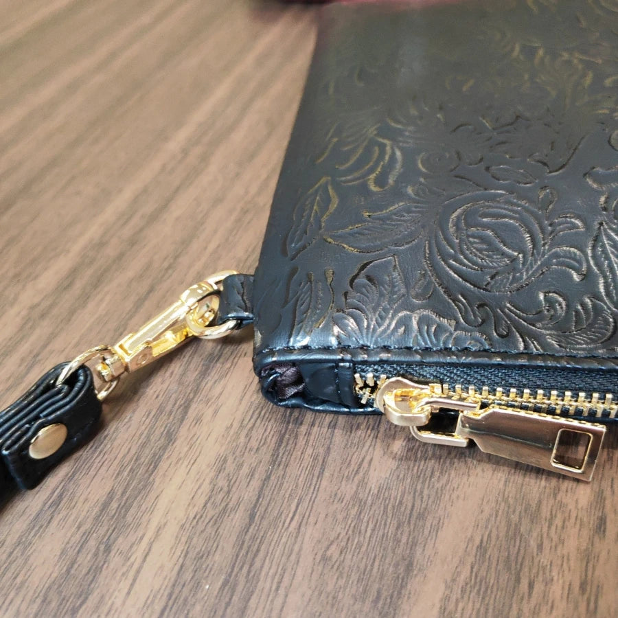 Vintage Relief patterned women Clutches phone envelope clutch purse PU leather Lady Handbag wallet bolsa feminina