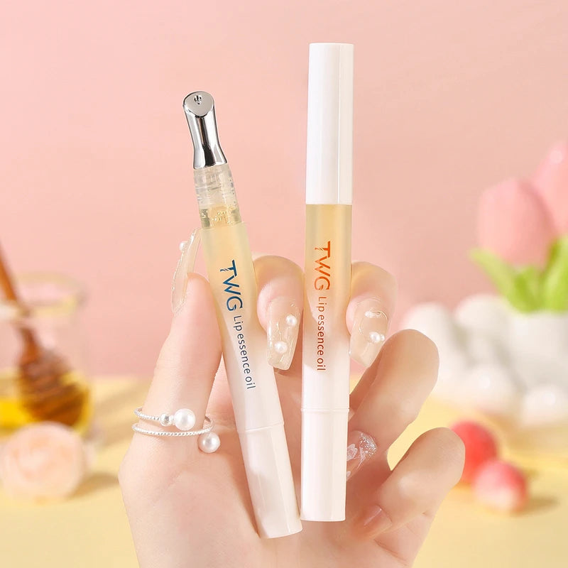 Fruit Crystal Jelly Lip Oil Hydrating Transparent Glass Lip Gloss Plumping Clear Lip Plumper Serum Lips Care Makeup Cosmetic New