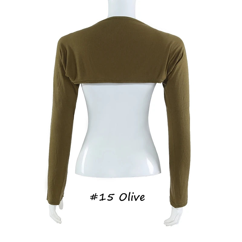 Soft Modal Oversleeves Islamic Elastic Arm Cover Shoulder Sleeve Woman Muslim Sun Protection Long Arm Sleeves Plain Free Size