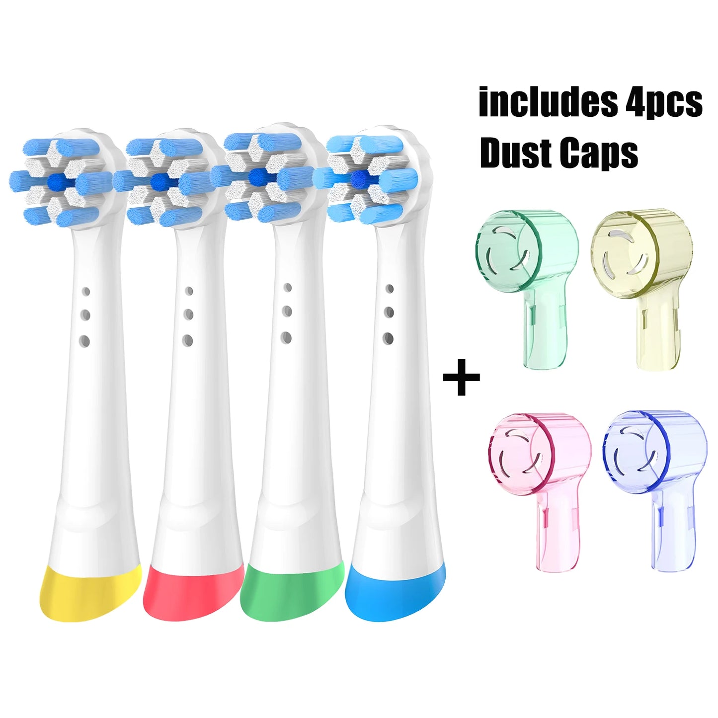 Replacement Brush Heads Compatible with Oral-B iO 3/4/5/6/7/8/9/10 Series Electric Toothbrush