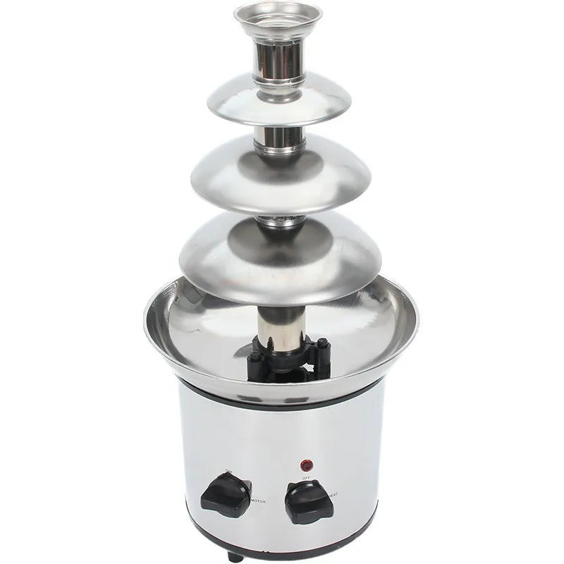 Chocolate Machine 1PC Three Layer Stainless Steel Chocolate Fountain Chocolate Fountain Home Party Buffet DIY