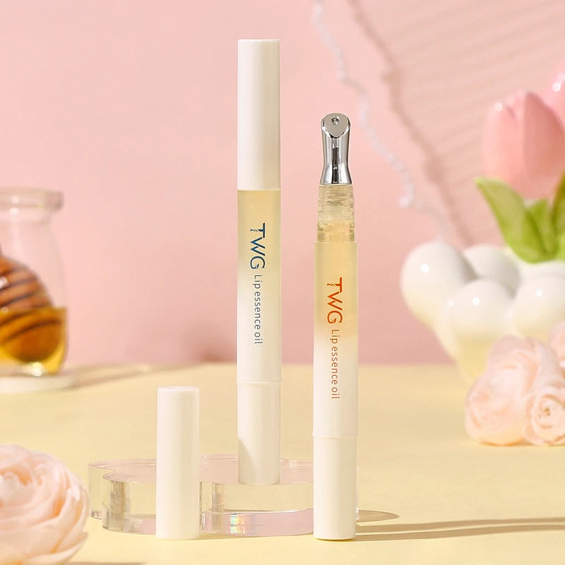 Fruit Crystal Jelly Lip Oil Hydrating Transparent Glass Lip Gloss Plumping Clear Lip Plumper Serum Lips Care Makeup Cosmetic New