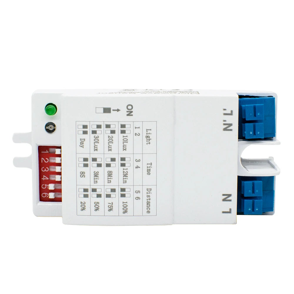 5.8GHz Microwave Doppler Radar Sensor Switch AC 220V-240V Motion Sensor Module High Sensitivity Body Induction Detector Sensor