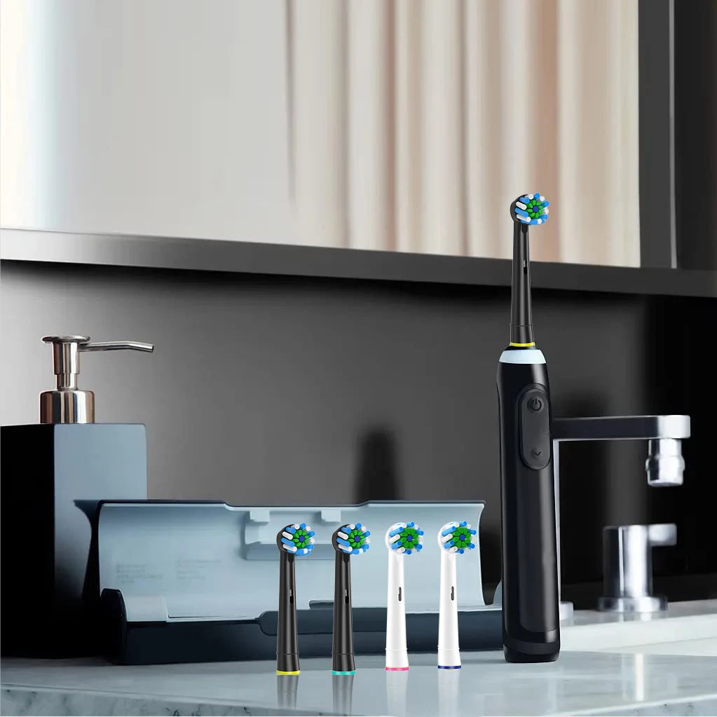 8pcs Toothbrush Head Compatible with Oral B Electric Toothbrush, Replacement Toothbrush Heads Fit for Oral b Vitality Pro