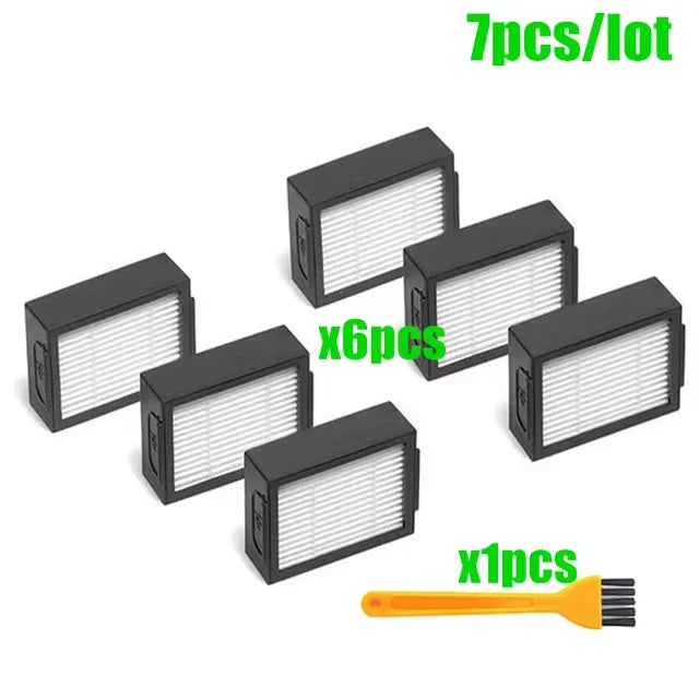 For iRobot Roomba i7 i7 i6 i8 i3 Plus E5 E7 E&I Series Hepa Filter Side Brush Main Brush Vacuum Cleaner Replacement Accessories