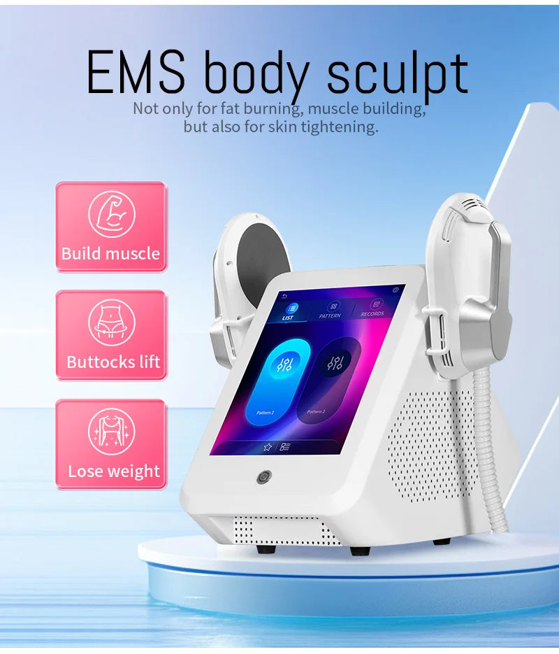 6500W EMS MYOslim Sculpt Machine 200HZ Sculpting Electromagnetic Shaping Slimming Muscle Stimulation Weight Loss