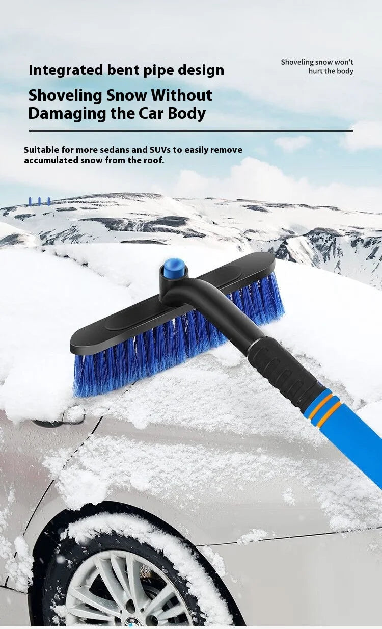 Snow Removal Brush, Car Snow Shovel, Ice Scraper, Snow Removal Tool, Defrosting Shovel, Snow Scraper, Four-In-One