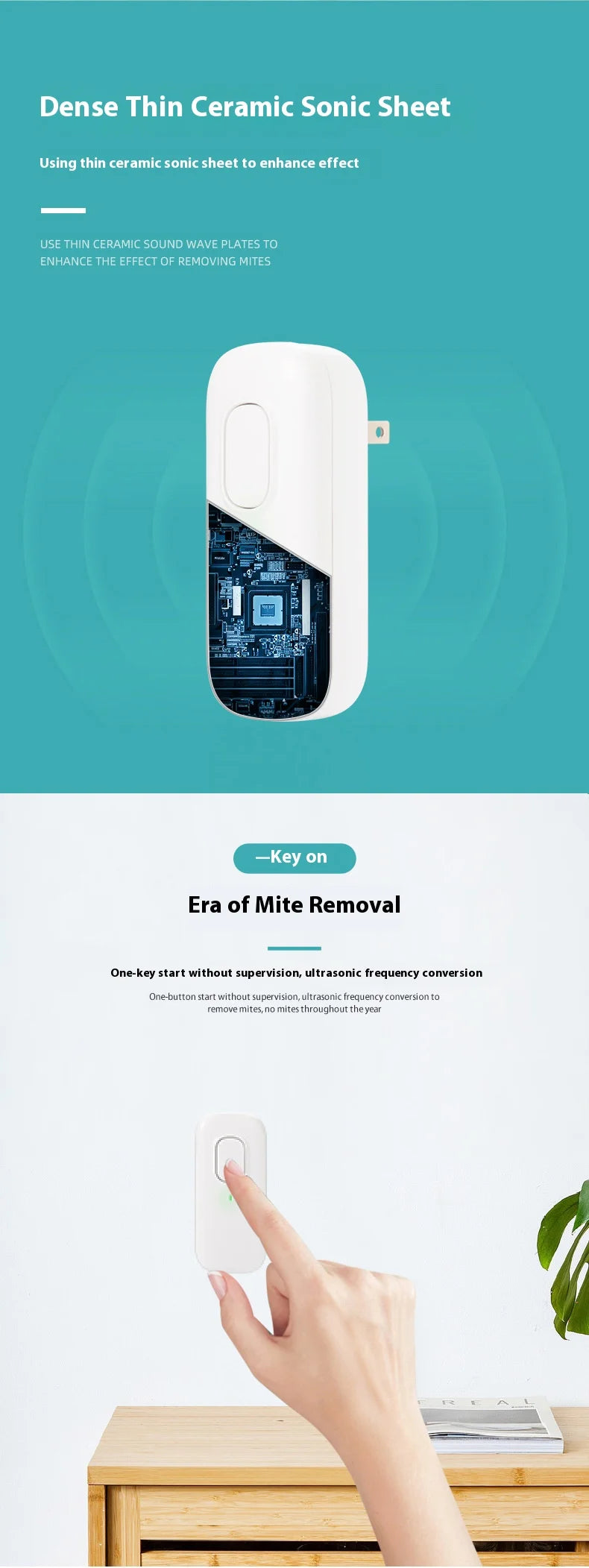 Mite Remover Household Bed Mite Eliminator Small Mite Nemesis Killing Instrument - Mite Removal Solution