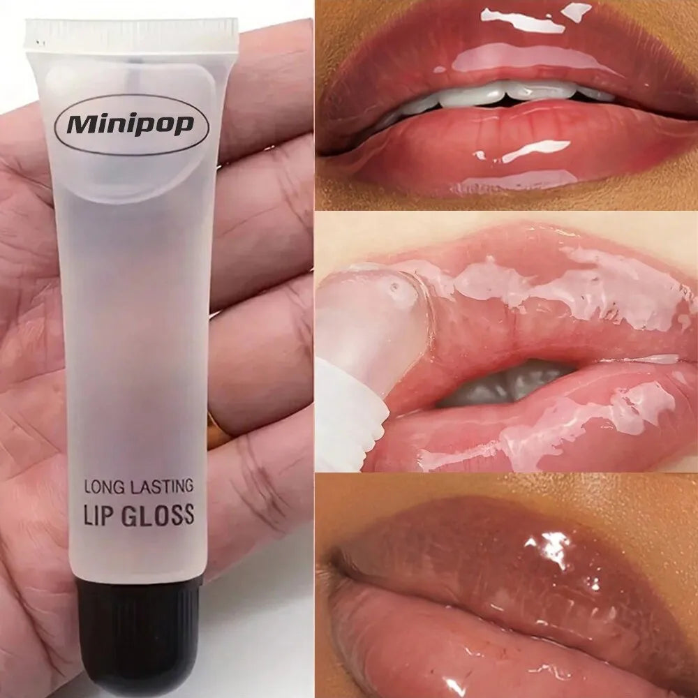 2/3/6pcs Long Lasting Hydrating Clear Lip Gloss | Non-sticky Lip Base Oil, High-shine Finish, Lip Care Cosmetics, 18ml