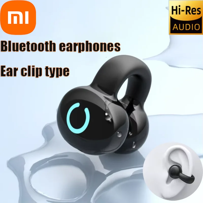 Xiaomi Bluetooth 5.3 Wireless Ear Clip Earphones HiFi Stereo Noise Cancelling Earphones Long Battery Life Waterproof Earphones